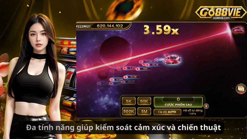 Đa tính năng giúp kiểm soát cảm xúc và chiến thuật