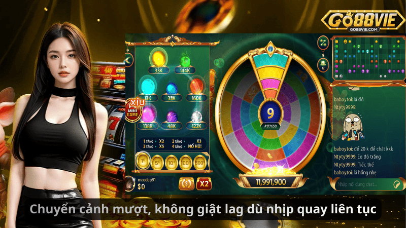 Chuyển cảnh mượt, không giật lag dù nhịp quay liên tục