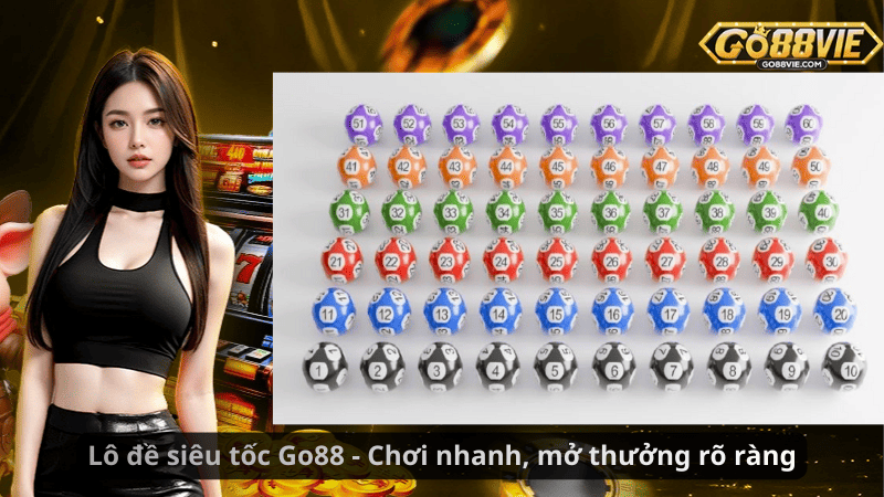 Lô đề siêu tốc Go88 - Chơi nhanh, mở thưởng rõ ràng