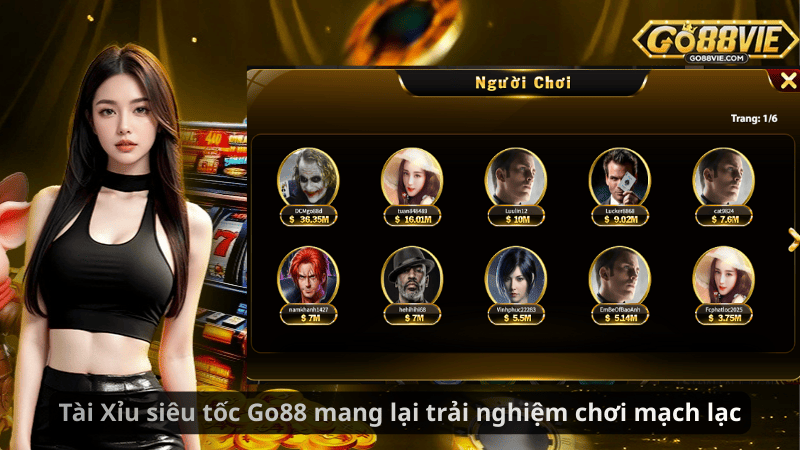 Tài Xỉu siêu tốc Go88 mang lại trải nghiệm chơi mạch lạc